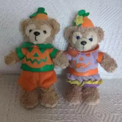 ダッフィー ハロウィンぬいぐるみ 2体セット