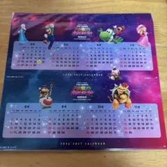 スーパーマリオ映画　ムビチケ　特典　カレンダー
