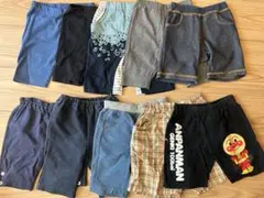 半ズボン　まとめ売り　保育園着　familiar、ミキハウス、西松屋、ユニクロ他