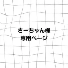さーちゃん様専用