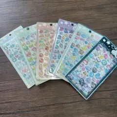 キラぷくシール　　６枚セット