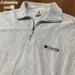 Columbia 90s usa製 ハーフジップ　コーデュロイ