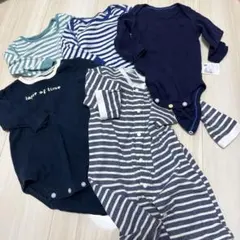 ベビー服 長袖ボディスーツ カバーオール セット