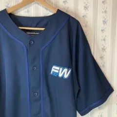 FAMAOUS WEAR フェイマスウェアー ベースボール ゲーム シャツ 刺繍