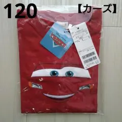 ⑯新品☆プティマイン 120 カーズ 赤 半袖T ディズニー くるま