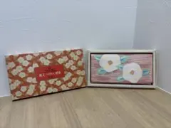 資生堂花椿会記念品　椿紋　財布　ふくさのサムネイル