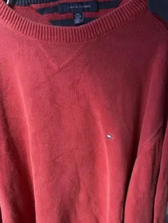 トミーヒルフィガー 古着 長袖ニットセーター