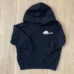 110㎝ 星のカービィ パーカー 黒 GU 男の子 女の子