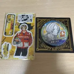 サカモトデイズ 朝倉シン 缶バッジ＋アクスタセット