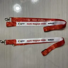 新品未使用　第20回アジア競技大会2026 ネックストラップ　２本