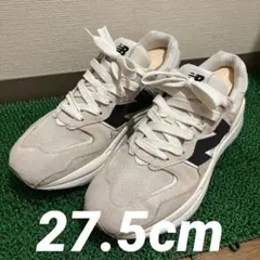 【中古並品】ニューバランス M5740CBC 27.5cmライトグレー/ベージュ
