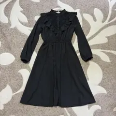 ハニーズ Honeys ワンピース S 黒 長袖