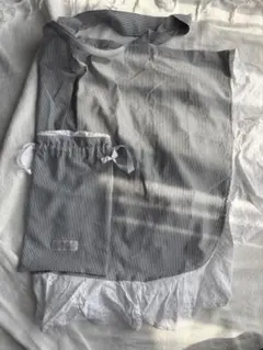 ストライプ 授乳ケープ ワイヤーあり 収納巾着付き