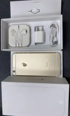 美品 Apple iPhone6 16GB ゴールド バッテリ最大容量100%