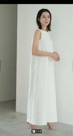 maison de Dolce. メゾンドドルチェ デニムワンピース ホワイト