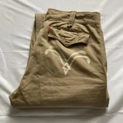 大人気 LEVI’S リーバイス カーゴパンツ ベージュ 人気デザイン L 古着