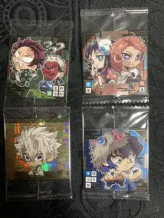 鬼滅の刃 ディフォルメウエハースシール其ノ五　４枚