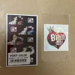 M!LK 爆裂愛してる好きすぎて滅！特典トレカ +非売品ステッカー 2点セット