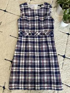 Brooks Brothers チェック柄 ノースリーブワンピース 8