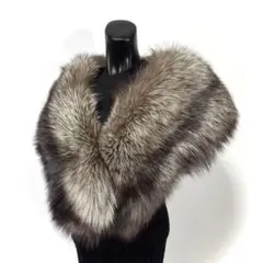 【銀狐】SAGA FOX Superb Quality ファーショール 稀少