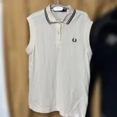 FRED PERRY ノースリーブポロシャツ UK10 Mサイズ　ピンクのサムネイル