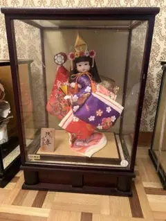 日本人形 ガラスケース入り