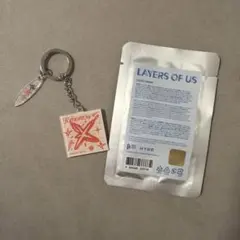 TXT 韓国 LAYERS OF US 展示会 ラキドロ キーリング - メルカリ