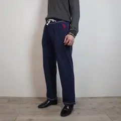 Polo by Ralph Lauren 刺繍スウェットパンツ 紺/RW179