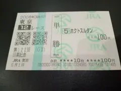 希少　非売品　JRA 夢の第11レース　メジロマックイーン　ゴールド馬券ケース 希少 非売品 JRA 夢の第11レース メジロマックイーン ゴールド