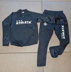 【美品】ATHLETA アスレタ キッズ 150 メッシュ ジャージ サッカー用