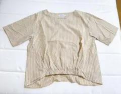 【新品】A DAY IN THE LIFE ストライプ半袖シャツ