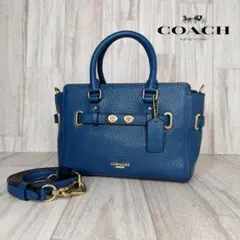 60 COACH コーチ　レザー　2WAY ハンドバッグ　ショルダーバッグ