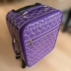 Siffler キャリーケース Sサイズ 55cm 紫 ハート柄　開店界隈のサムネイル