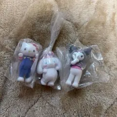 サンリオキャラクターズ ミニチュアチャーム キティ シナモロール クロミ