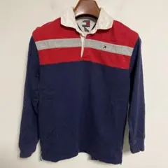 TOMMY HILFIGER 長袖ポロシャツ ラガーシャツ M（S相当）