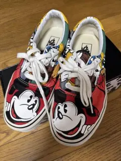 VANS BEAMS DISNEY ミッキー柄 スリッポン スニーカー 41e8930719b6e4964f766a7f1d25f7