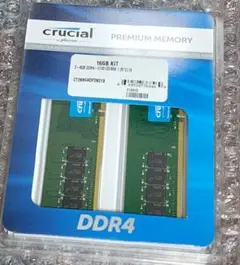 Crucial 16GB DDR4 デスクトップ　メモリーキット