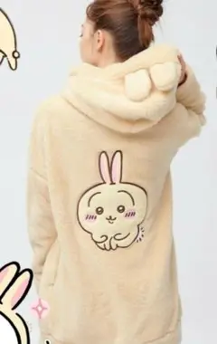 ちいかわ うさぎ フード付きルームウェア L