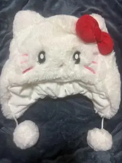 ユニバ　キティ　ファンキャップ