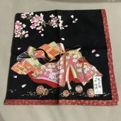 紫式部物語ハンカチ　桜　着物　和装　和雑貨