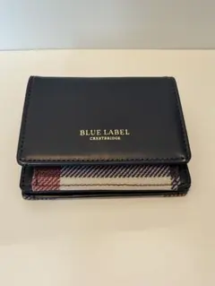 【新品/未使用】ブルーレーベル 2つ折り財布 BLUE LABEL CRESTBRIDGE - BLUE LABEL CRESTBRIDGE レザー二つ折り財布