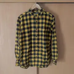 フランネルシャツ イエロー