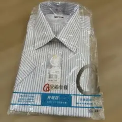 東レ　新品　愛着仕製 ストライプ 39 立体裁断　抗菌消臭機能　ビジネスシャツ