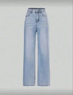 SHEIN ライトウォッシュ デニム ジーンズ