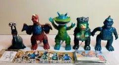 ブルマァク魂ウルトラＱ 怪獣ソフビ全 5種5体セット新品のサムネイル