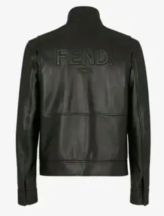 FENDI　レザージャケット　ブラック FENDI レザージャケット | ブラック | FARFETCH JP