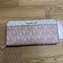 MICHAEL KORS 長財布 ピンク/ベージュ
