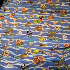 ちりめん生地　アンパンマン
