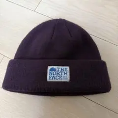THE NORTH FACE 紫色 ニット帽 FREEサイズ