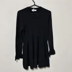 GALLERY VISCONTI ブラック　ニット　ワンピース 3